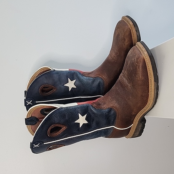 Twisted X Patriotic Brown and Navy Boots main image 5